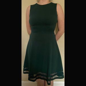 Calvin Klein Dark Green Dress Sz 6